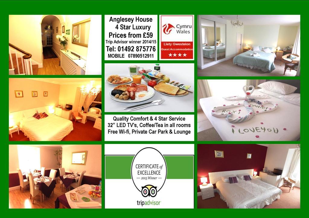 Anglesey House Bed & Breakfast Llandudno Luaran gambar